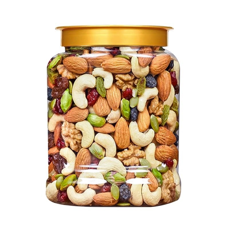 每日坚果混合原味坚果罐装500g干果仁批发儿童孕妇年货零食食品,淘宝优惠券,粉丝福利购,淘宝优惠卷
