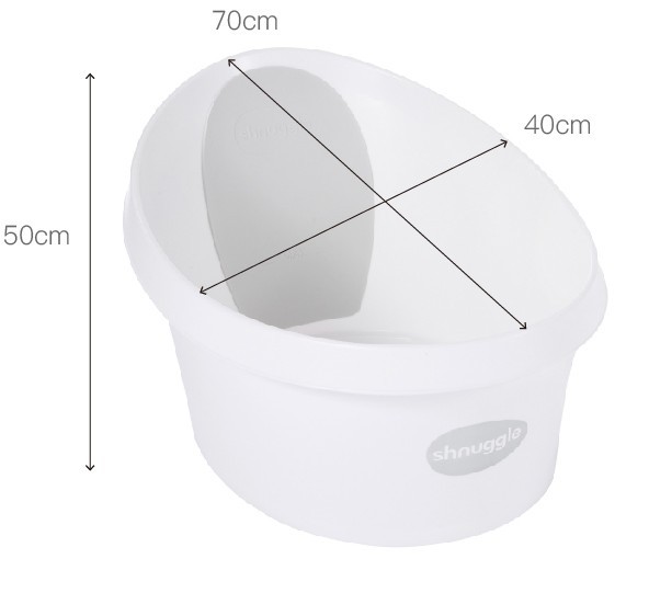 英国Shnuggle诗纳歌新生婴儿浴盆宝宝洗澡0-12个月可躺可坐加厚-图2