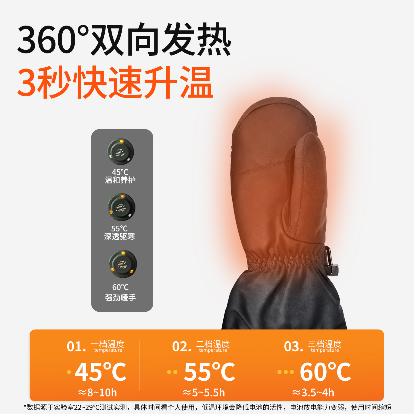 取雾 凯夫拉电加热滑雪手套男女款内置护腕保暖户外充电发热装备,淘宝优惠券,粉丝福利购,淘宝优惠卷