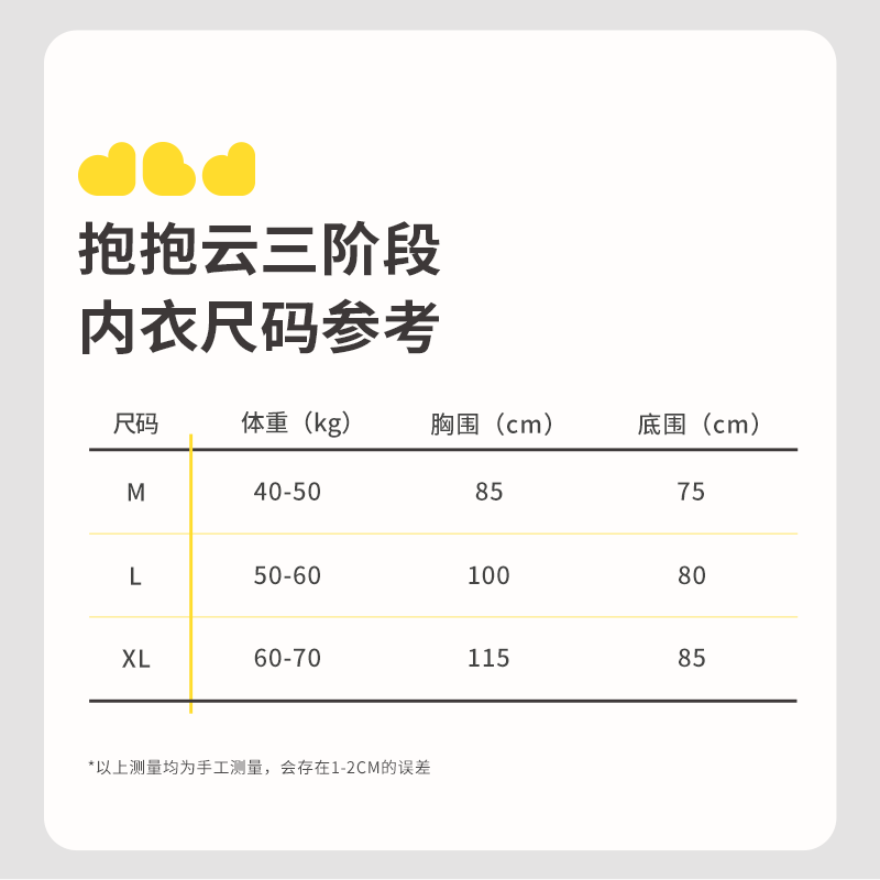 云朵派抱抱云少女文胸学生发育期内衣初高中生运动背心内衣18岁+