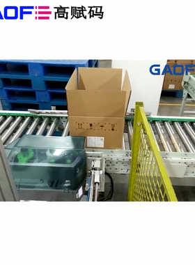 高赋码 打印贴标机 德国CAB SQUIX 4 300P 纸箱侧面贴标 对接系统