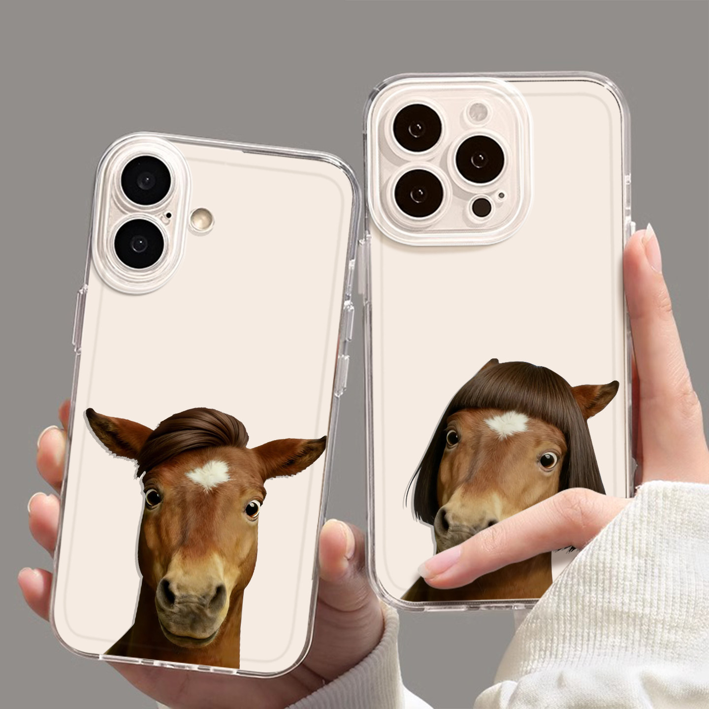 搞怪小马适用苹果17手机壳iphone16promax新年vivos50情侣opporeno15抽象findx9pro/x300/iqooneo11一加ace6t,淘宝优惠券,粉丝福利购,淘宝优惠卷