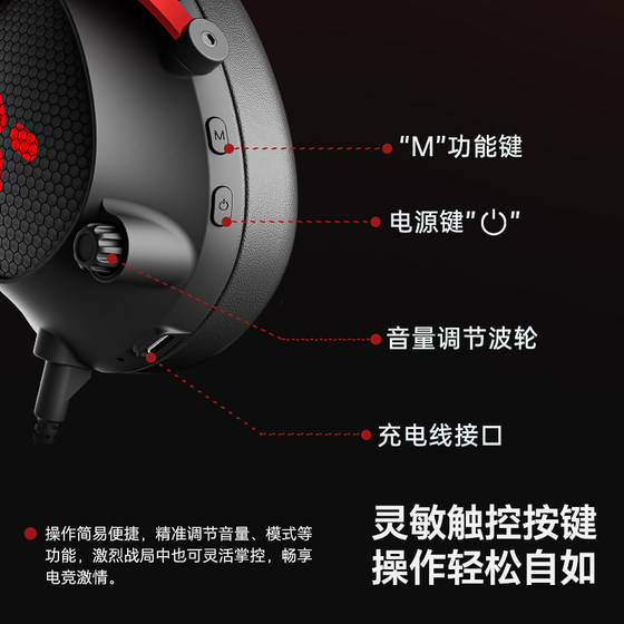 MiSheng Alpha 2.4G Wireless Gaming Headset