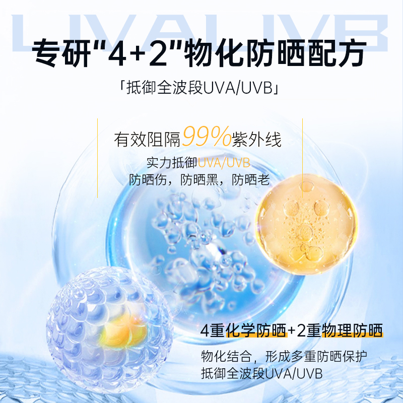 防晒喷雾全身体通用防紫外线隔离面部官方正品男女夏季SPF50+5