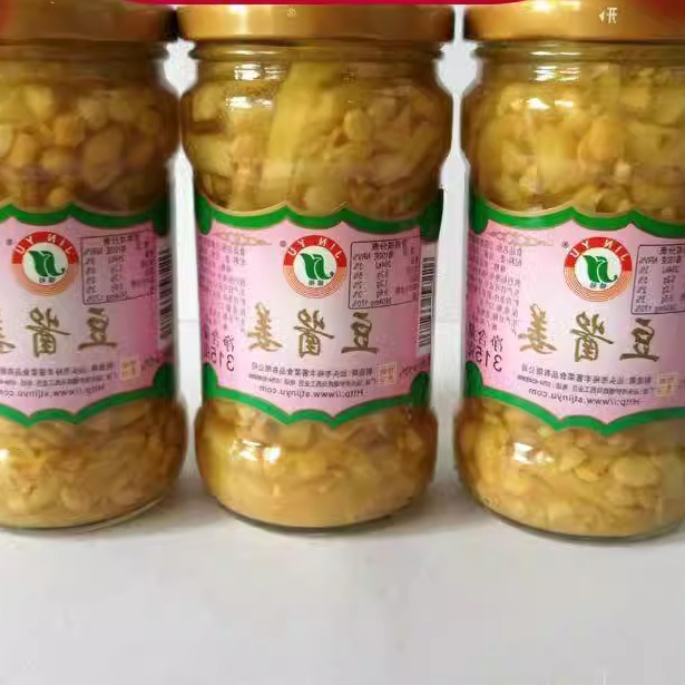 新鲜潮汕特产豆酱姜汕头豆瓣酱姜配粥白粥下饭菜小菜杂咸-图0