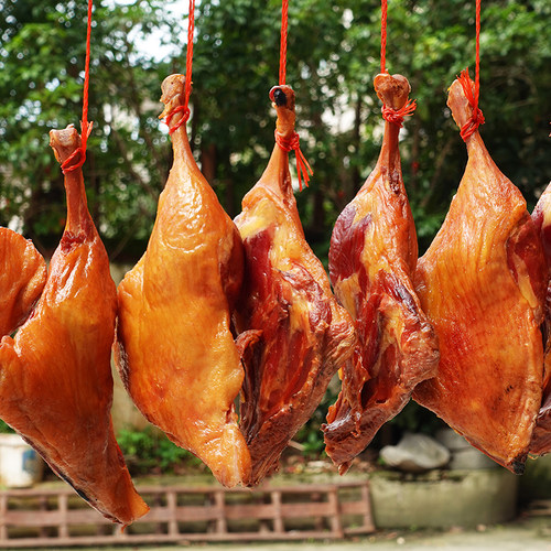 腊鸭腿江西特产农家柴火烟熏咸鸭腊鸡特色腊味腊肉非风干广东湖南 - 图0