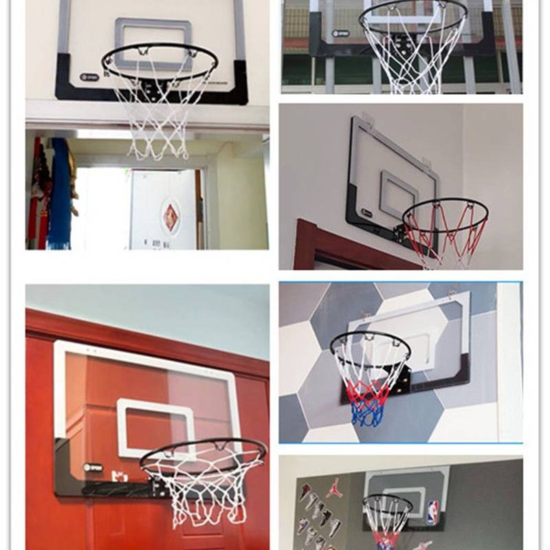 篮球网框网便携式户外可移动投篮筐家用壁挂式儿童室内专业篮网筐 - 图0
