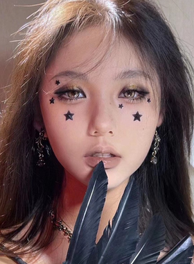 【辣妹免打孔唇钉】钛钢珠球恶魔酒窝钉辣妹贴耳钉鼻钉假唇钉舌钉