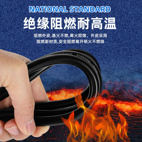 国标纯铜电源线三芯电缆线10A16a大功率1.5/4平方插头带线 三 带 - 图3