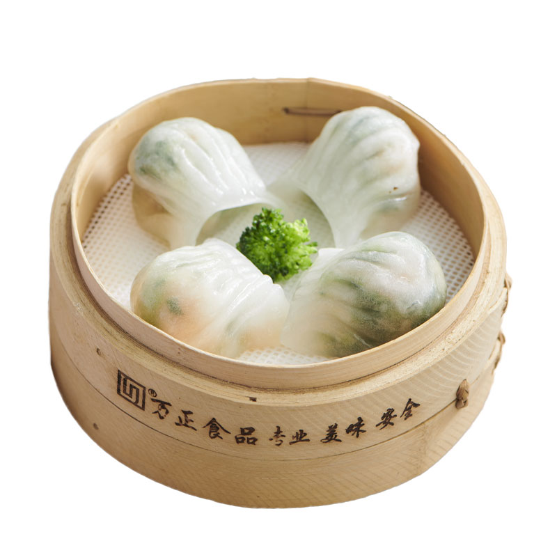 万正食品水晶虾仁蒸饺虾饺皇港式点心青菜饺子半成品早餐水饺早饭 - 图3