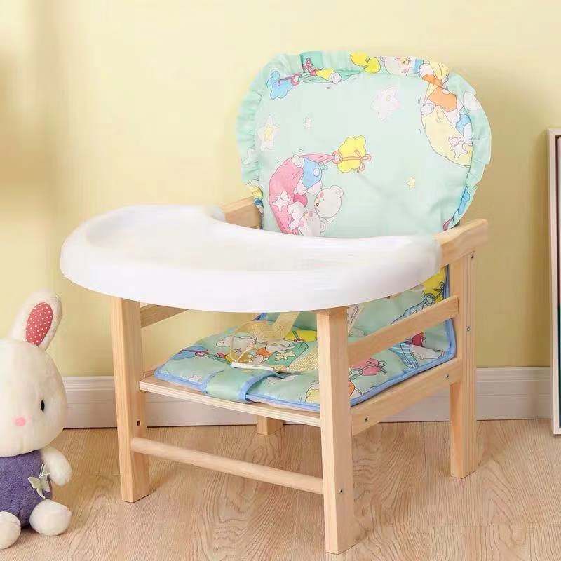 新款宝宝餐椅子实木儿童吃饭桌椅婴儿餐桌座椅小板凳家用bb木质便