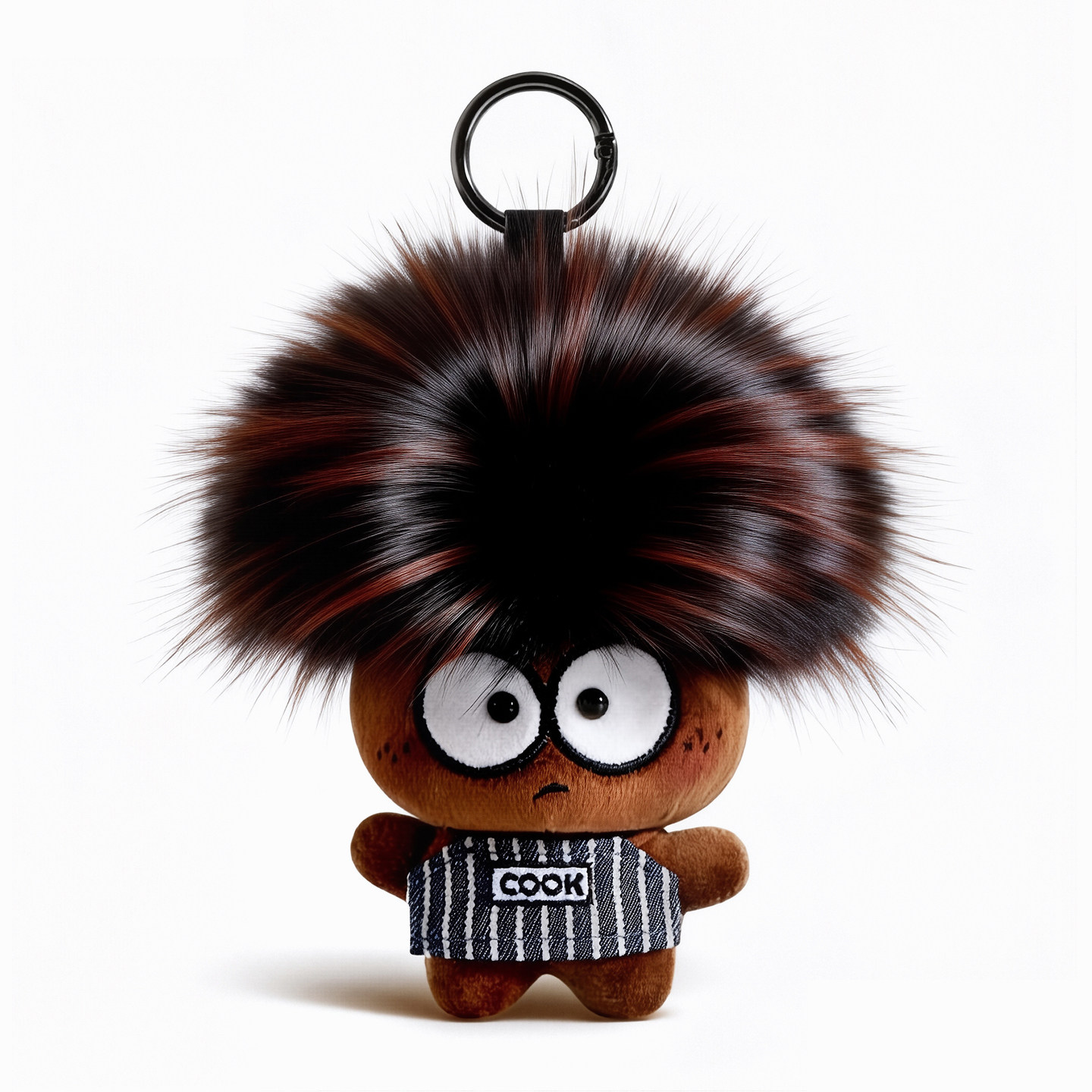 可爱炸毛背书包包挂件公仔情侣生日礼物毛绒玩偶玩具小挂饰礼品女,淘宝优惠券,粉丝福利购,淘宝优惠卷