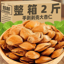 New Cargo Opening Hand Peeled Shell Big Almond Nut Bulk Casual Snacks Fried Stock Original Taste Year Stock Dried Apricot Kernel
