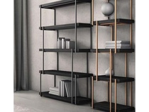 Light Extravagant Iron Art Bookshelves Modern Landing Book House Shelves Nordic Living Room Minimalist Office Partition Metal Contained