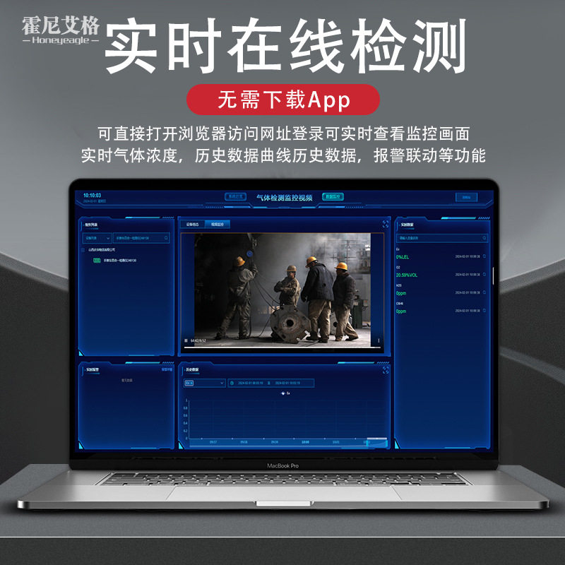 移动式手推四合一气体检测仪应急有限空间氧气一氧化碳气体报警器,淘宝优惠券,粉丝福利购,淘宝优惠卷