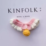 Кролик, милый шарф, плетеный слюнявчик, чокер, нагрудник, декор, домашний питомец, кот