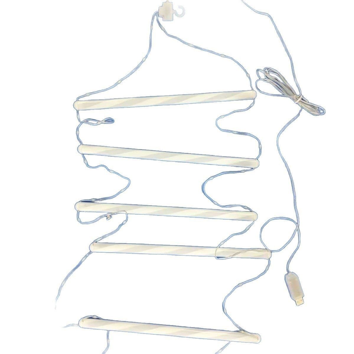 新款圣诞树节日装饰爬梯灯饰LED串星彩usb圣诞楼梯灯户外庭院氛围,淘宝优惠券,粉丝福利购,淘宝优惠卷