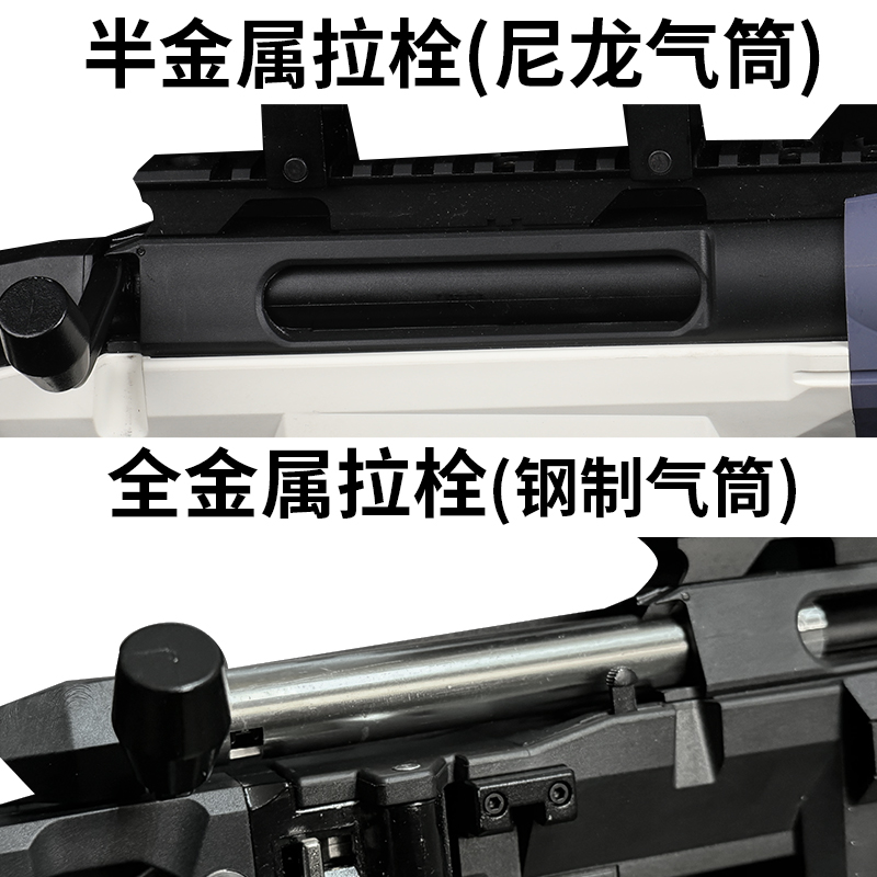捷鹰MSR狙击抛壳软弹金属玩具SVD儿童男孩成人M24大号AWM模型枪 - 图1