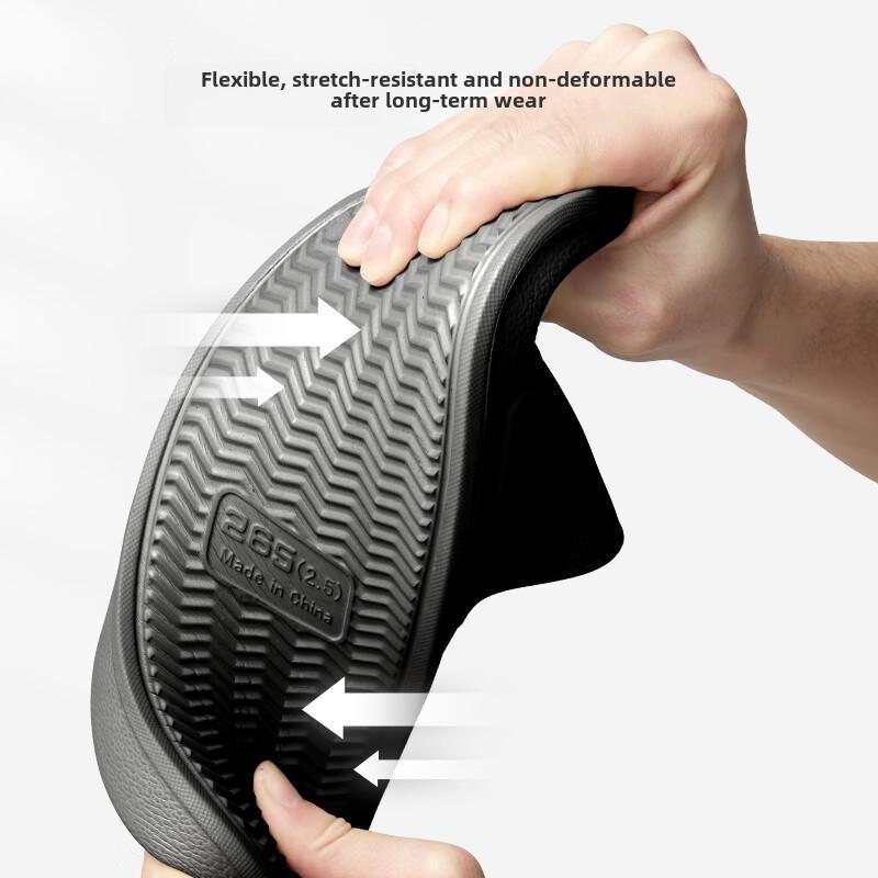 京东京造【糖果拖】拖鞋男家居拖鞋轻便软弹浴室凉拖 - 图2