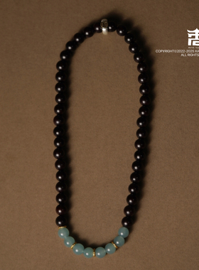 天然印度小叶紫檀手串老料双圈男女士108颗手链翡翠转运金星礼物