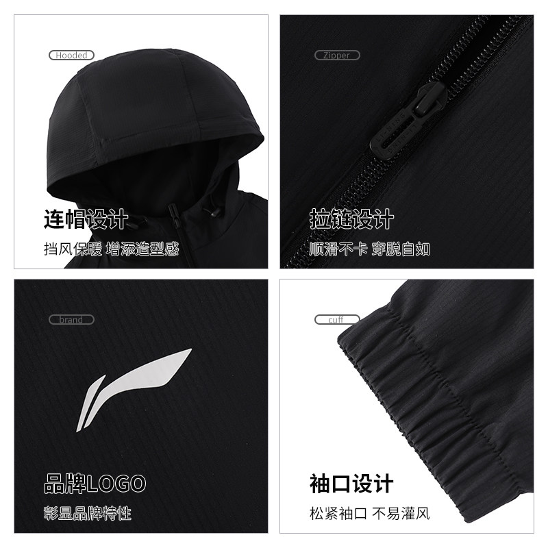 李宁儿童风衣外套2026年春季新款男童女童防风上衣青少年轻薄衣服,淘宝优惠券,粉丝福利购,淘宝优惠卷