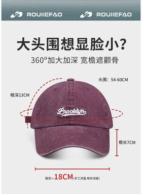 ROUIIEFAO棒球帽街头潮牌情侣