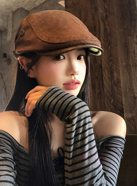 ROUIIEFAO前进帽美式复古百搭