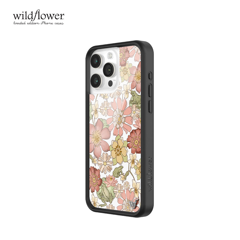 Wildflower睡莲叶花卉手机壳Lilypad Floral适用苹果iPhone15/14/Pro/Max硬壳全包保护套硅胶防摔欧美时尚wf - 图2