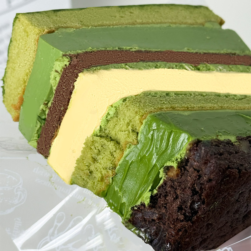 诗江行抹茶三色锦可可布蕾奶冻动物奶油酱多多手工现做甜品蛋糕,淘宝优惠券,粉丝福利购,淘宝优惠卷