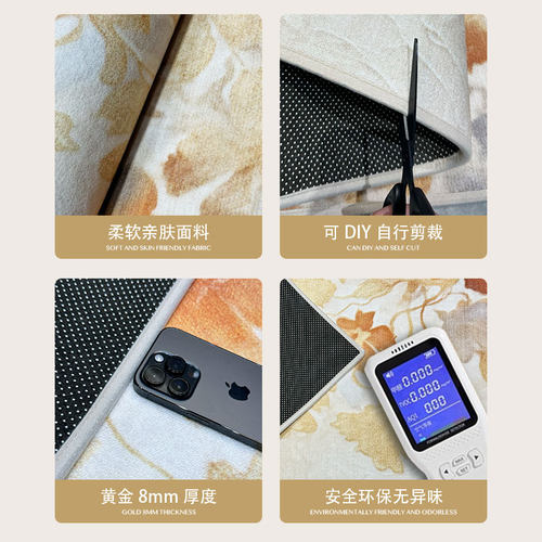 地垫入户门进门地毯门口家用门垫防滑客厅轻奢高级玄关脚垫可裁剪 - 图1