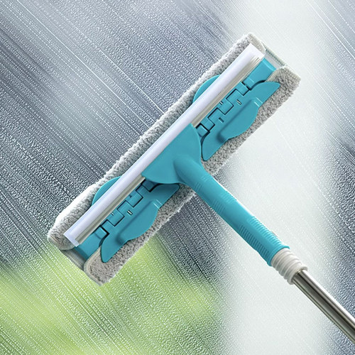 茶花擦玻璃家用擦窗户刮水器保洁清洁工具清洗窗刷可伸缩杆玻璃刷 - 图3