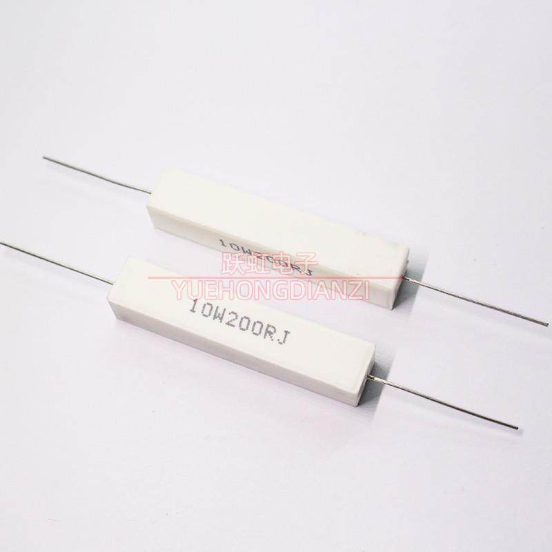 10W水泥电阻 200R 220R 240R 欧 陶瓷10W200RJ 10W220RJ 10W240RJ - 图0