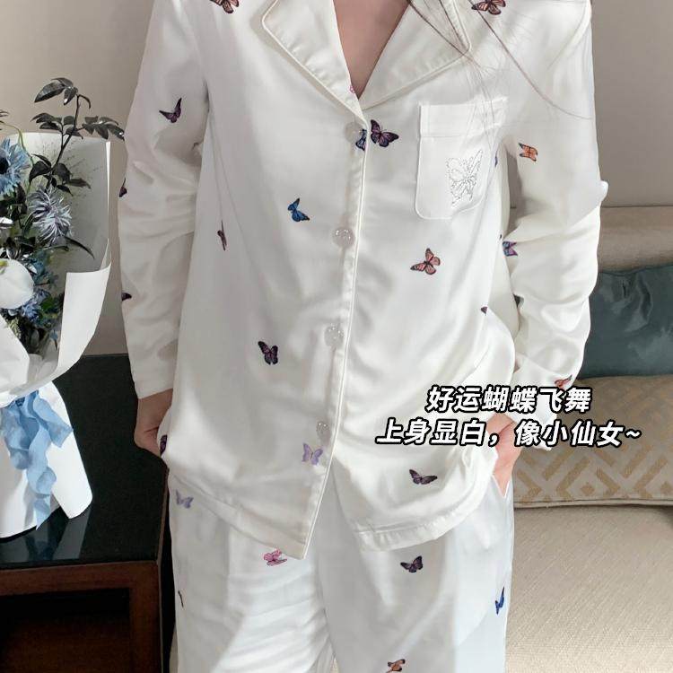 生日礼物女生送闺蜜姐妹朋友30岁25实用的高级感蝴蝶2024睡衣礼盒