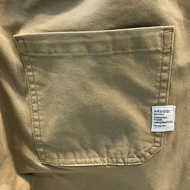 高支纯棉水洗卡其色潮牌休闲裤男工装裤微宽松锥形小直筒哈伦裤子,淘宝优惠券,粉丝福利购,淘宝优惠卷