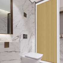 Upoetry Man Bathroom Door Folding Telescopic Door Dry And Wet Separation Waterproof and mildew washroom Bath Partition Folding Door