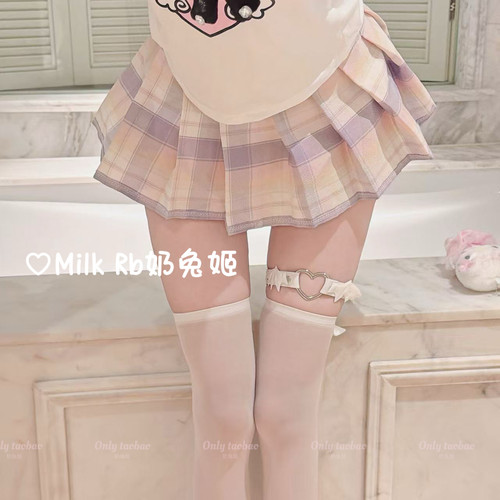 奶兔姬*甜心契约/ 日系纯欲爱心腿环y2k亚比Lolita小物2026新款 - 图2