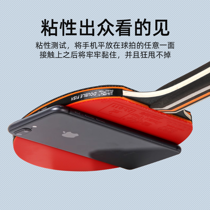双鱼乒乓球拍六星双拍儿童中小学生初学者专业级单拍正品套装球拍 - 图2