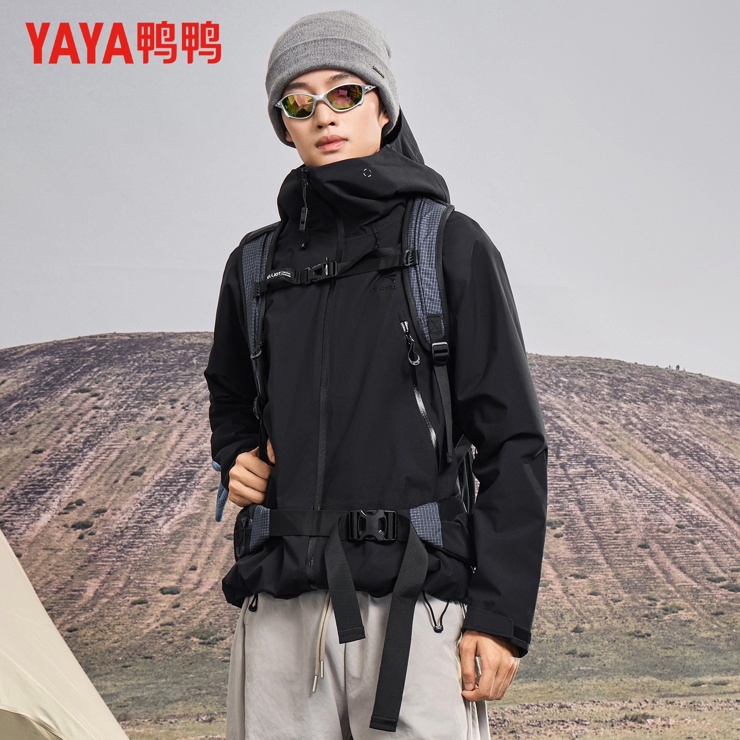 【冰壳系列】鸭鸭王一博同款羽绒服男士户外潮流三防冲锋衣外套男,淘宝优惠券,粉丝福利购,淘宝优惠卷