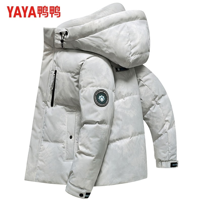 鸭鸭羽绒服冬季男女同款休闲户外风时尚短款加厚连帽保暖外套男潮,淘宝优惠券,粉丝福利购,淘宝优惠卷