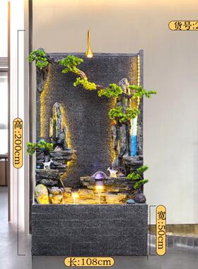 水景户外屏风庭院喷泉落地室内外加湿隔断