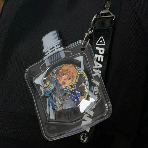 吸吸乐吧唧保护套外出小包挂件透明徽章收纳套徽章痛包钥匙扣挂件 - 图2