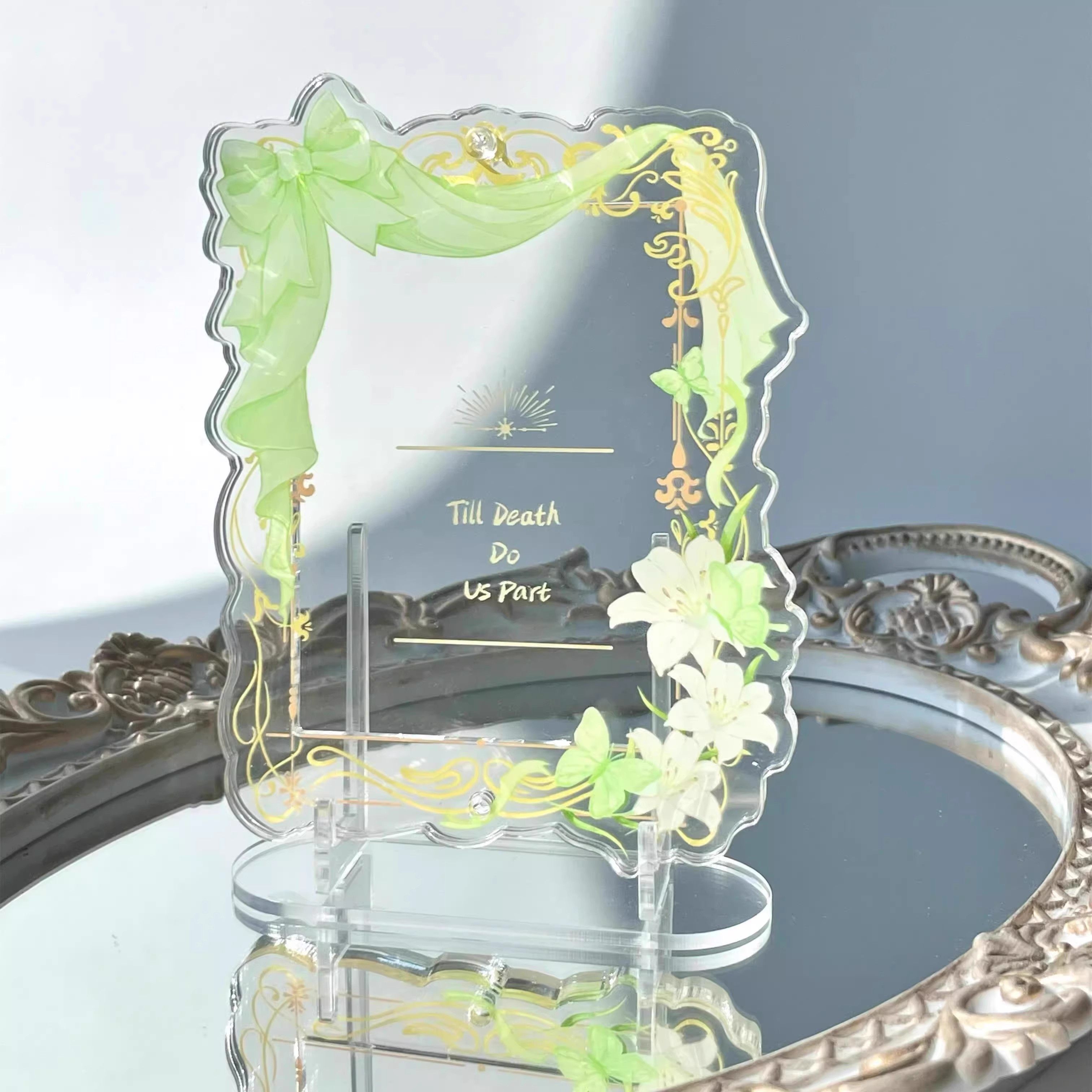 绝美亚克力卡框谷美展示架清透高颜值拍立得小卡收纳展示相框立牌,淘宝优惠券,粉丝福利购,淘宝优惠卷