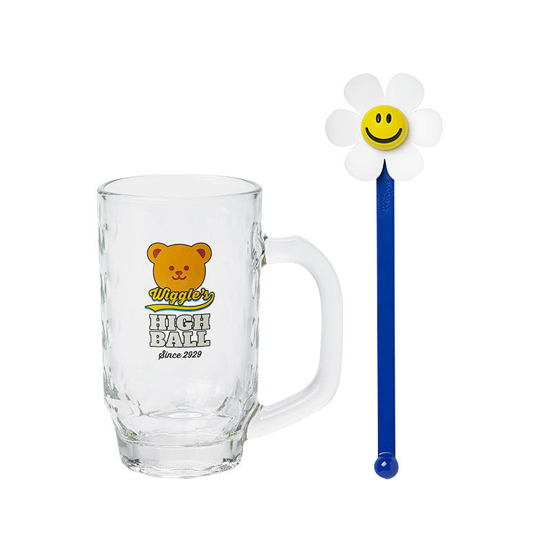 Glasslock wiggle联名啤酒杯玻璃高颜值杯子果汁杯家用聚餐耐用,淘宝优惠券,粉丝福利购,淘宝优惠卷