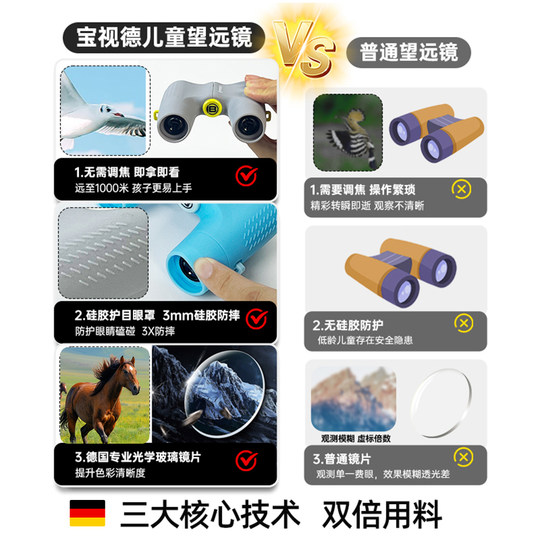 German BOSTEC professional children's telescope fixed focus