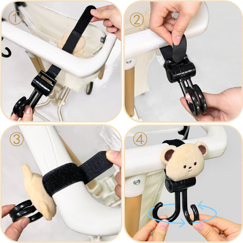 INS婴儿车挂钩推车专用挂包电动车通用可爱多功能儿童手推车配件,淘宝优惠券,粉丝福利购,淘宝优惠卷