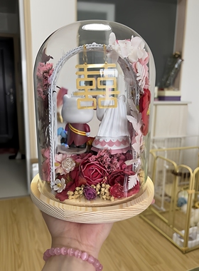 Kitty盲盒玻璃防尘展示收纳盒