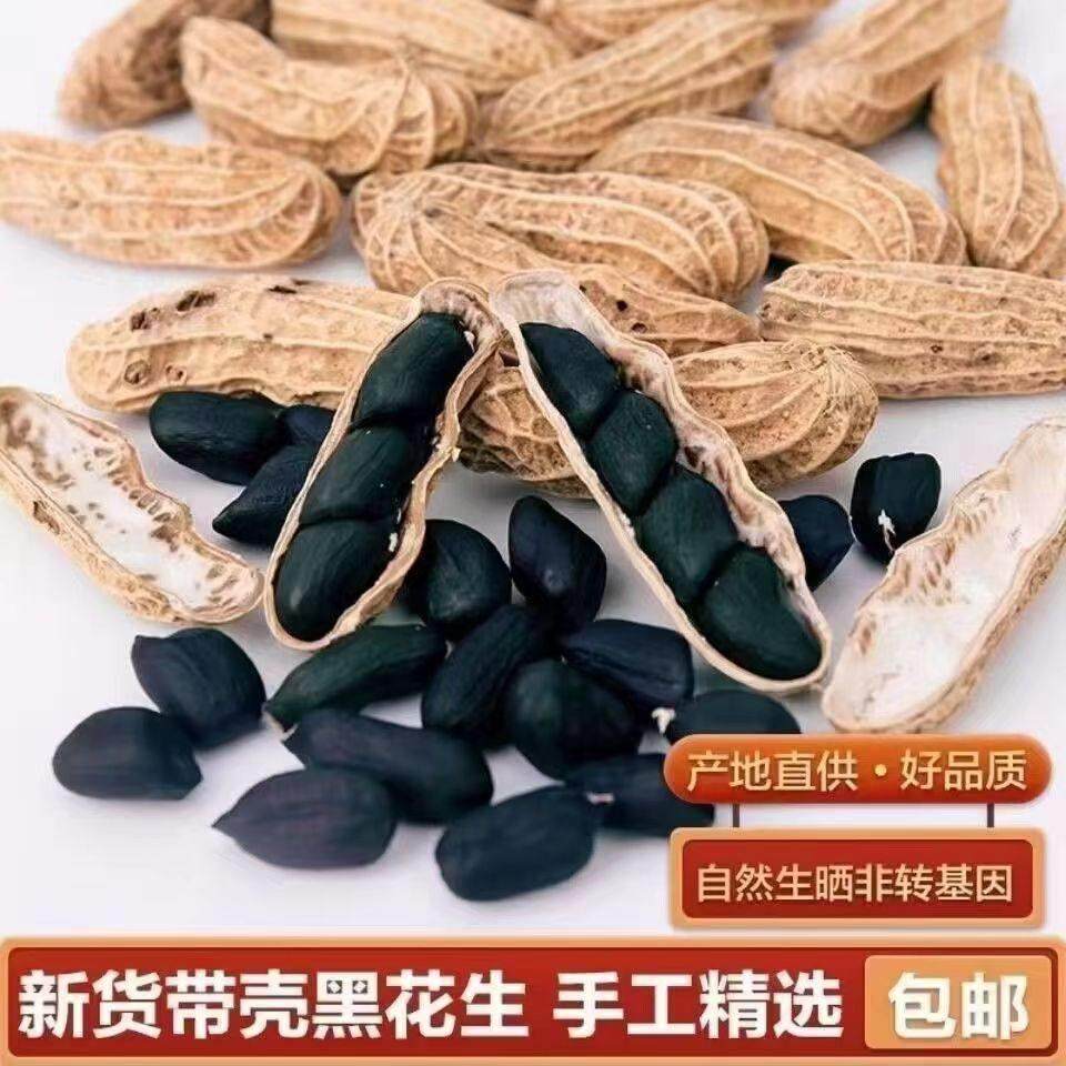 新货云南普洱黑皮花生带壳生的富硒黑花生黑花生特产休闲零食甘甜,淘宝优惠券,粉丝福利购,淘宝优惠卷