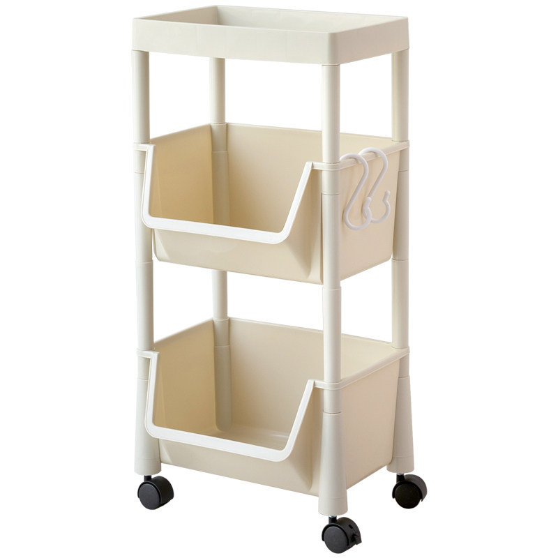 桌下书架置物架带轮儿童学生教室可移动桌面宿舍书桌收纳柜小推车,淘宝优惠券,粉丝福利购,淘宝优惠卷