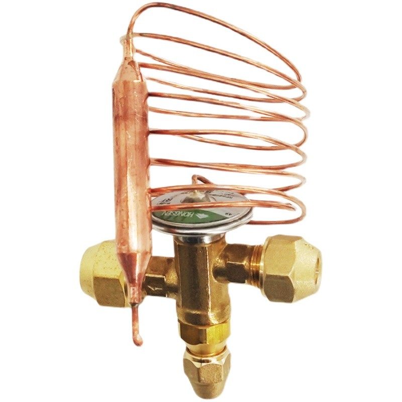 鸿森 RF热力型膨胀阀 螺纹接口R22内平衡膨胀阀三头配件,淘宝优惠券,粉丝福利购,淘宝优惠卷