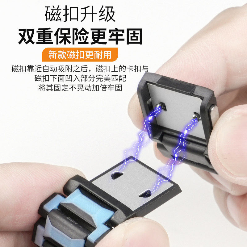 适用小天才儿童手表D5表带升级磁吸闪扣电话手表d5腕带樱花粉蔚空蓝男女学生加长链W2406AC保护壳钢化膜配件,淘宝优惠券,粉丝福利购,淘宝优惠卷